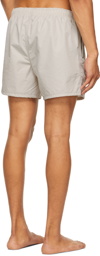 Our Legacy Taupe Drape Tech Shorts