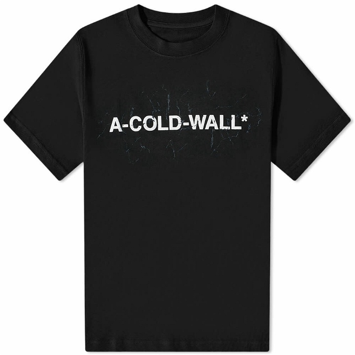 Photo: A-COLD-WALL* Men's Logo T-Shirt in Black