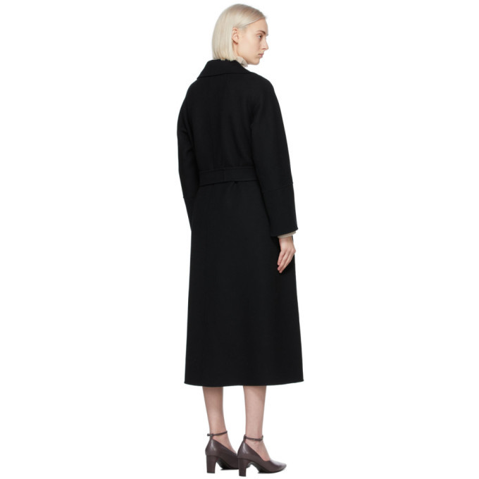 Max mara outlet black wool coat