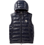 Moncler - Lanoux Quilted Shell Hooded Down Jacket - Men - Navy