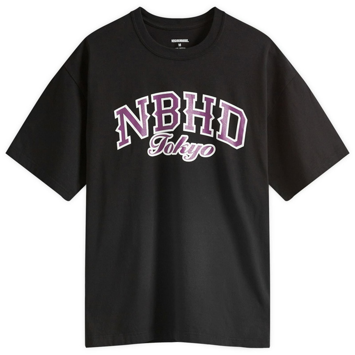Photo: Neighborhood Men's 11 Printed T-Shirt in Black