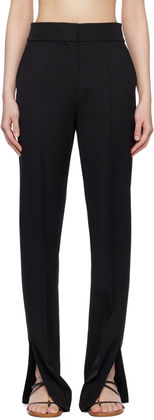 Photo: Jacquemus Black Le Raphia 'Le Pantalon Tibau' Trousers