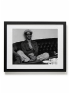 Sonic Editions - Framed 1973 Stevie Relaxing Print, 16&quot; x 20&quot;