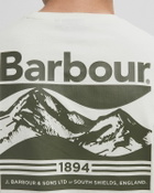 Barbour Camber Graph Tee White Mens Shortsleefe