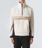 Moncler Grenoble Fleece half-zip sweater