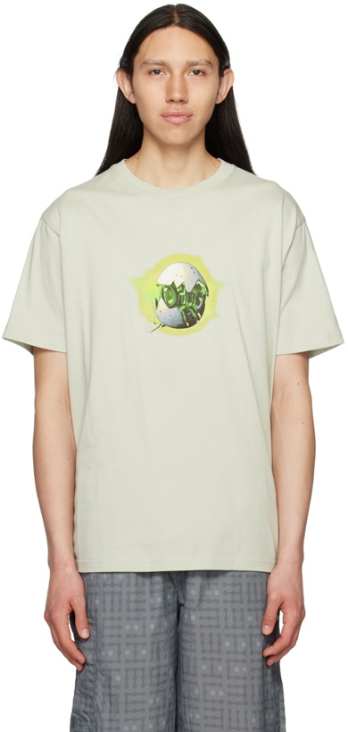 Photo: Dime Green Dino Egg T-Shirt