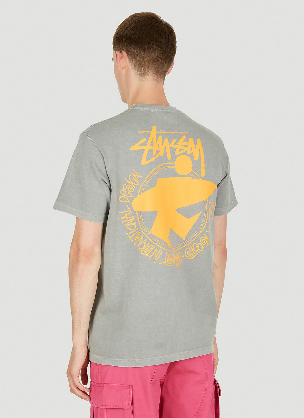 Beach Roots T-Shirt in Grey Stussy