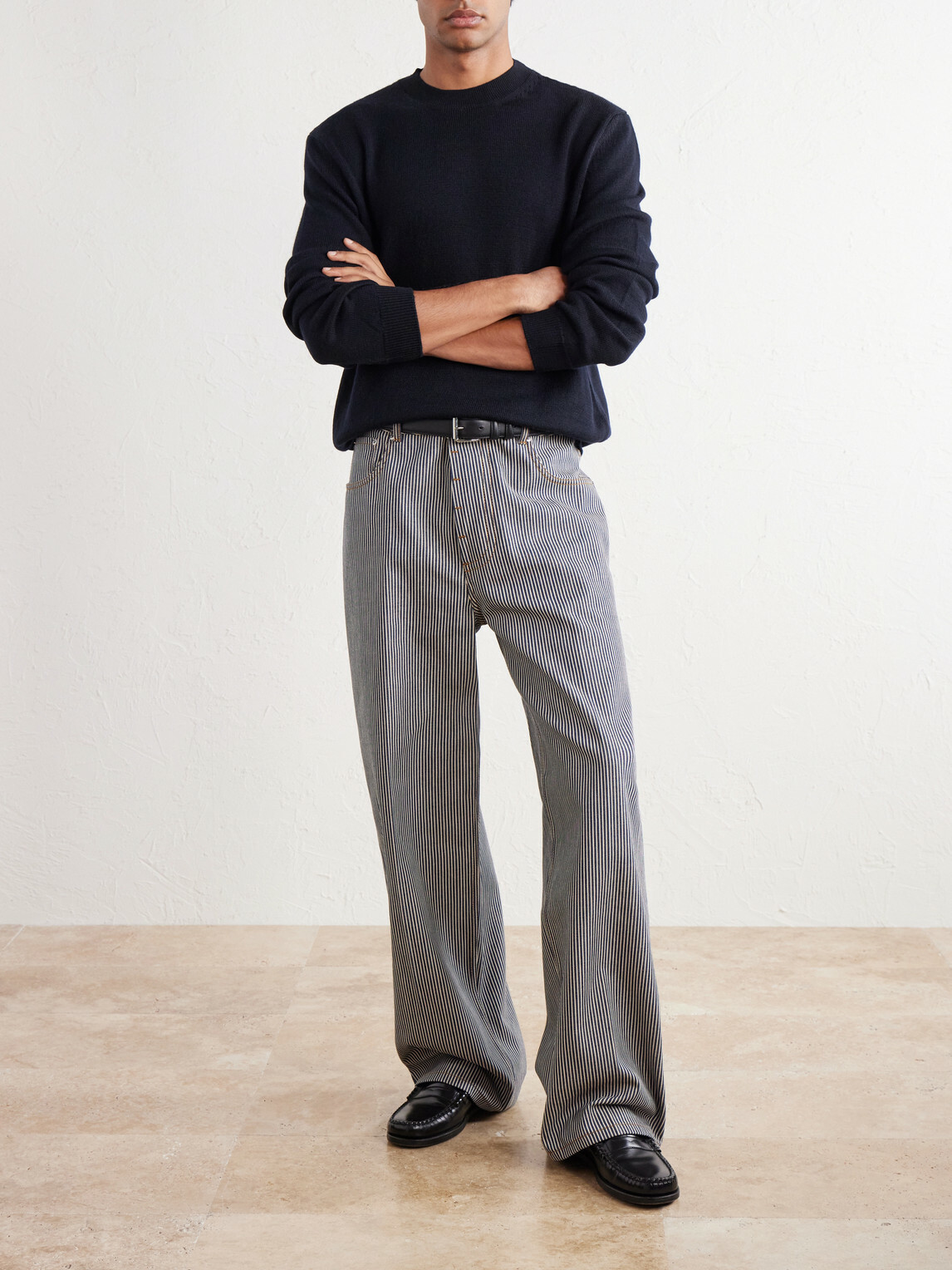 De Bonne Facture - Merino Wool Sweater - Blue