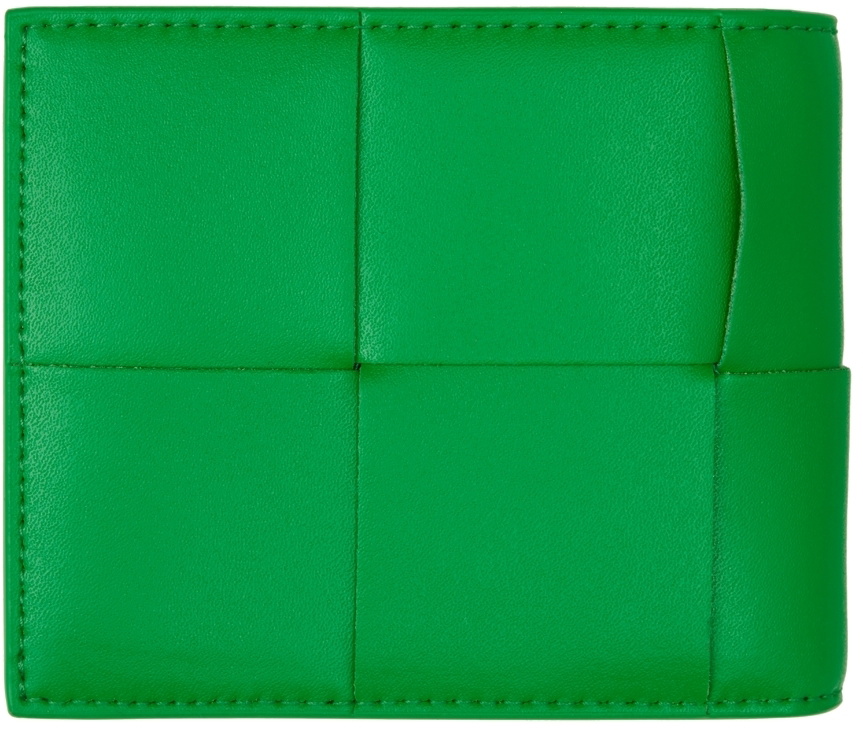 Bottega Veneta Green Bifold Wallet Bottega Veneta