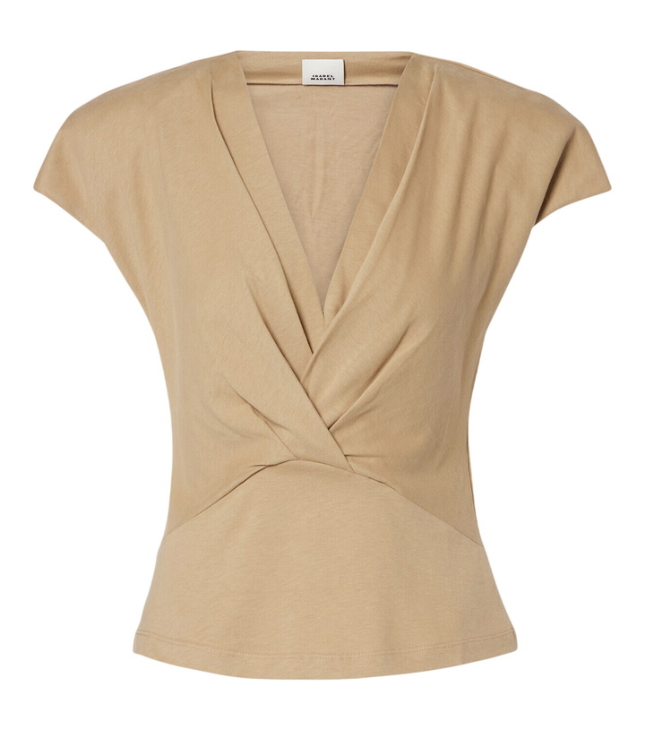 Photo: Isabel Marant Nadrine cotton jersey top