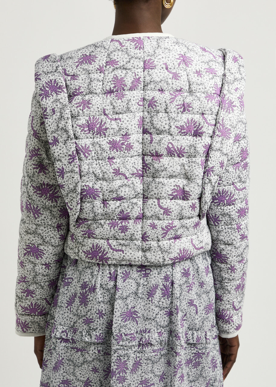 Isabel Marant étoile Drew Printed Quilted Cotton Jacket