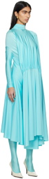 Marie Adam-Leenaerdt Blue Table Cover Maxi Dress