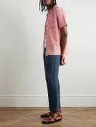 Portuguese Flannel - Straight-Leg Linen Trousers - Blue