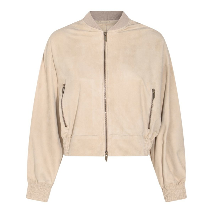 Photo: Salvatore Santoro Beige Leather Casual Jacket