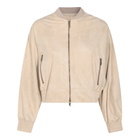 Salvatore Santoro Beige Leather Casual Jacket