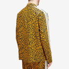 Palm Angels Men's Leopard Track Shirt in Orange