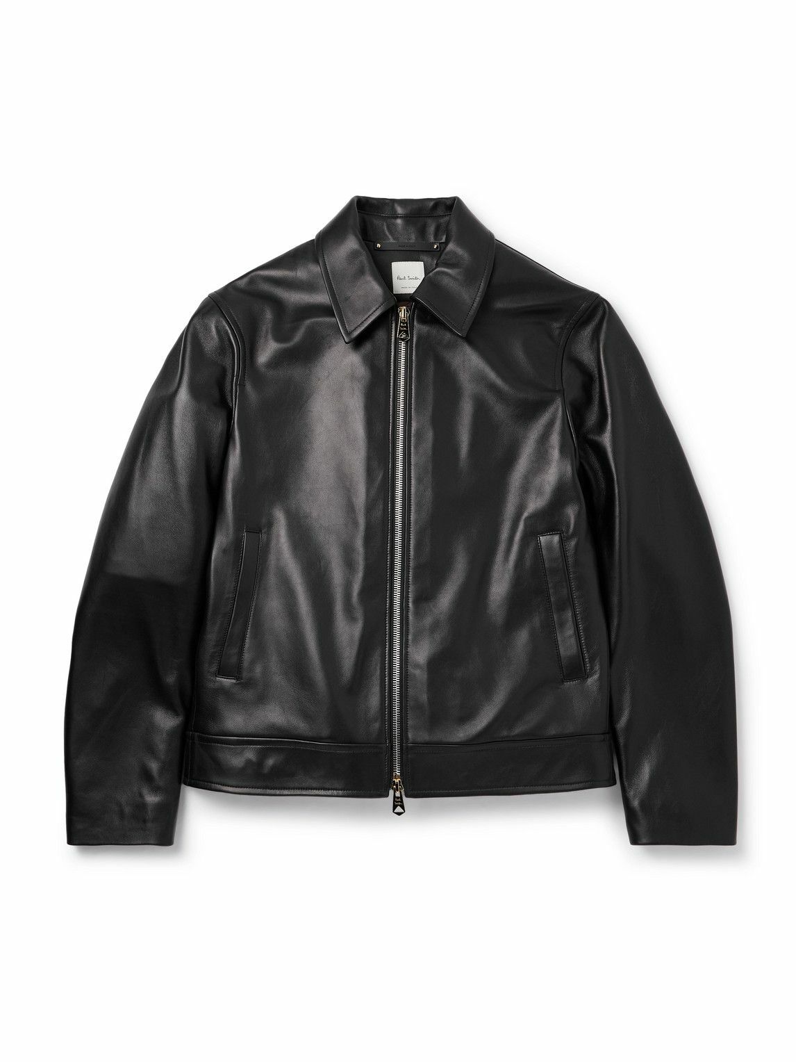 Paul Smith Leather Bomber Jacket Paul Smith
