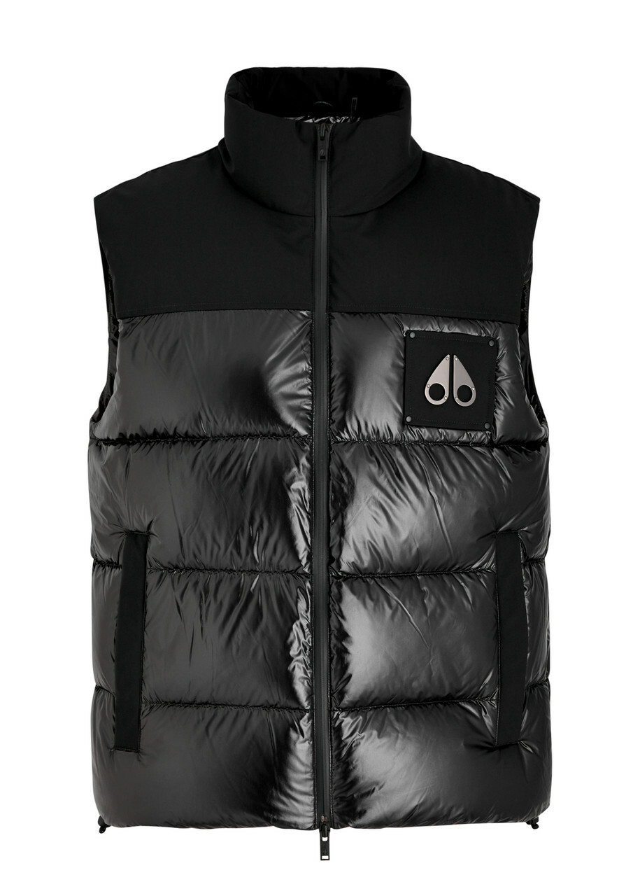 Moose Knuckles Victory Peak Quilted Shell Gilet Black