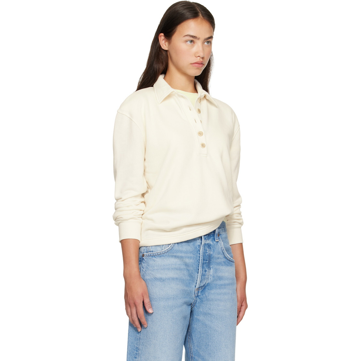 Citizens of Humanity Off-White Vintage Polo