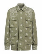 Amiri Mens Jacket Military in Green