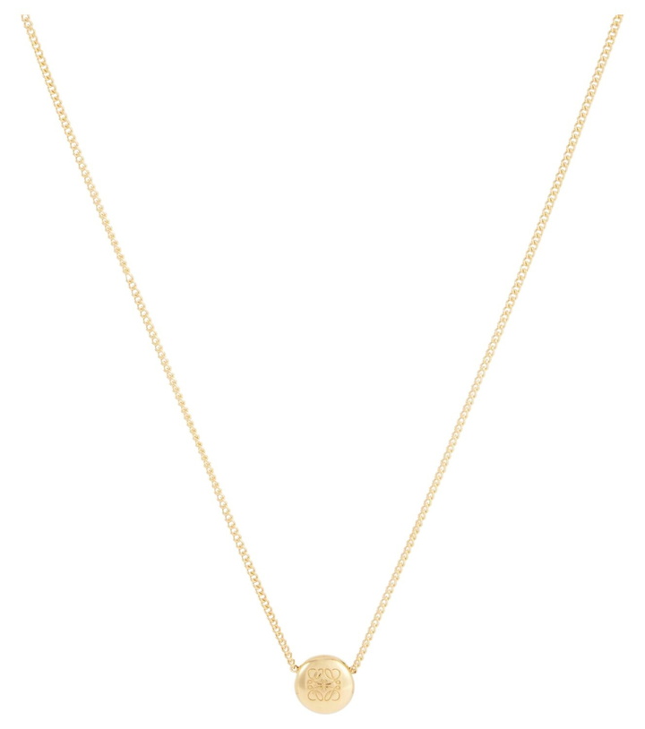 Photo: Loewe Anagram sterling silver necklace