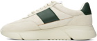 Axel Arigato Beige & Green Genesis Vintage Sneakers