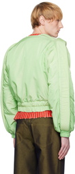 Stanley Raffington Green 3D Parametric Bomber Jacket