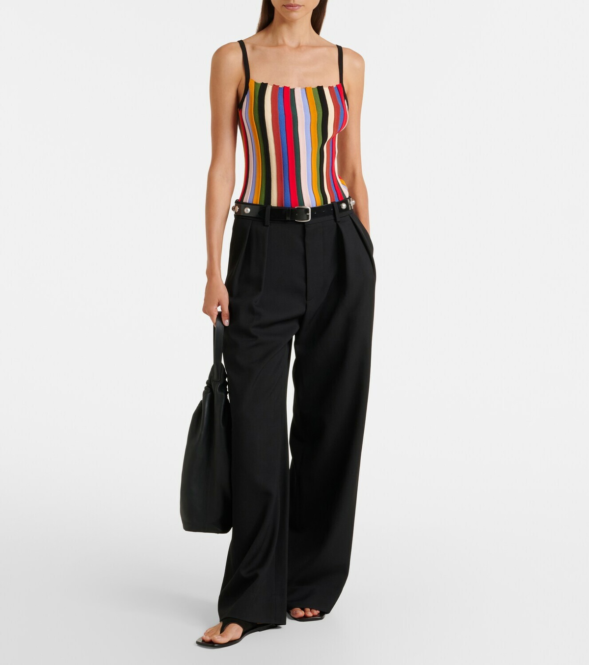 Staud Skye striped tank top