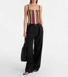 Staud Skye striped tank top