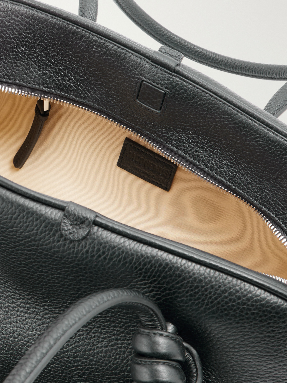 Jacquemus - Le Turismo Full-Grain Leather Messenger Bag - Black