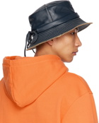 Jacquemus Navy 'Le Bob Mentalo' Hat