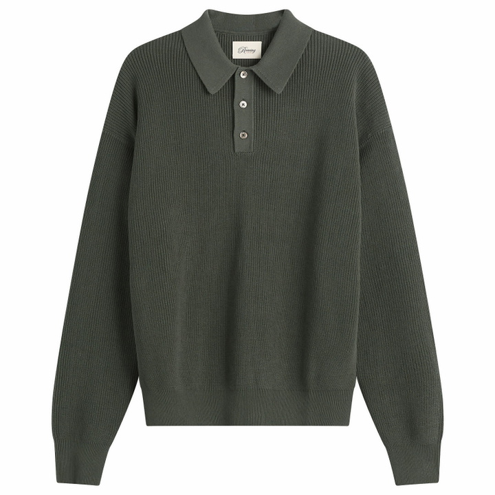 Photo: Ronning Men's Long Sleeve Knit Polo in Sage