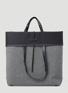 Logo Patch Tote Bag in Grey