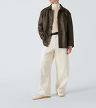 Lemaire Cotton and linen jersey T-shirt