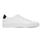 Common Projects White and Black Retro Sneakers