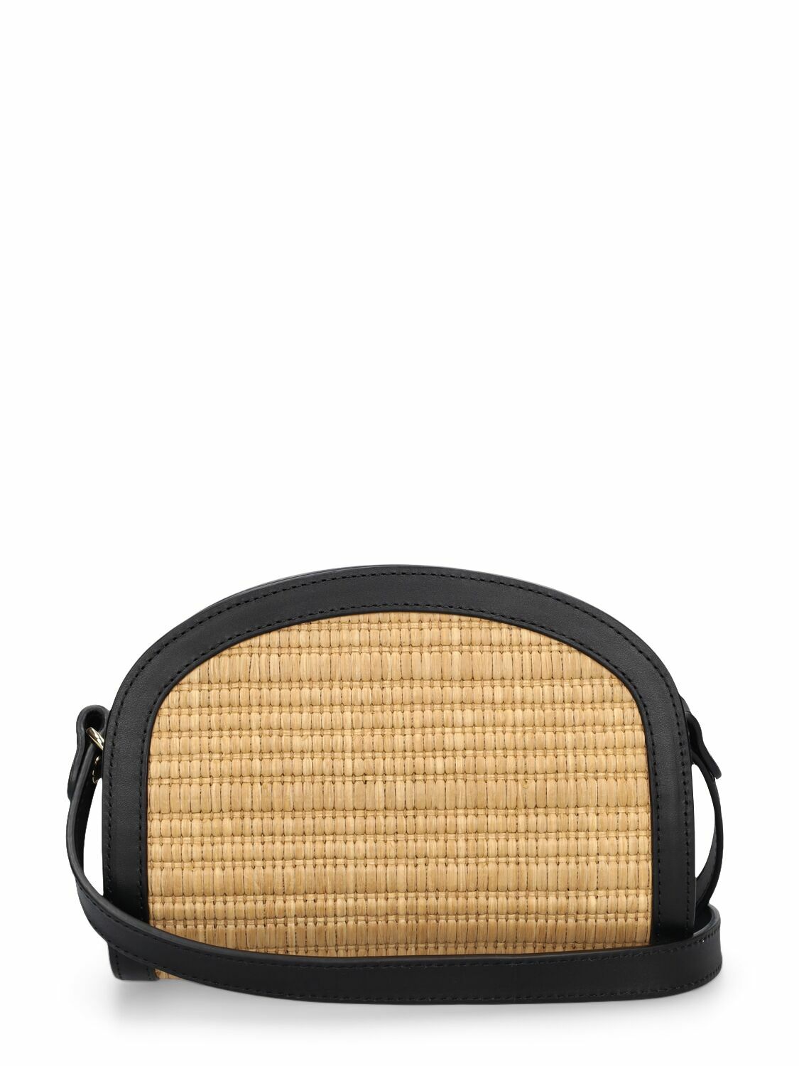 バッグ A.P.C mini Demi-Lune raffia crossbodybag A.P.C. Mini Demi-lune Raffia Effect Bag A.P.C.