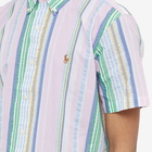 Polo Ralph Lauren Men's Funmix Stripe Vacation Shirt in Pink/Blue Multi