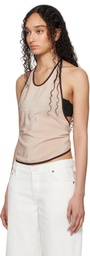 Baserange SSENSE Exclusive Pink Apron Wrap Top