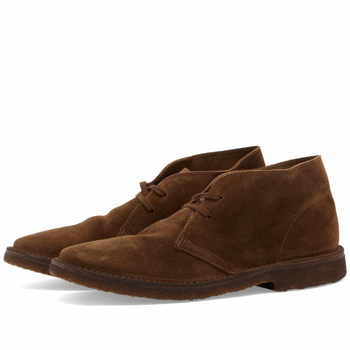 Photo: Drake's Men's Clifford Desert Boots in Brown Suede