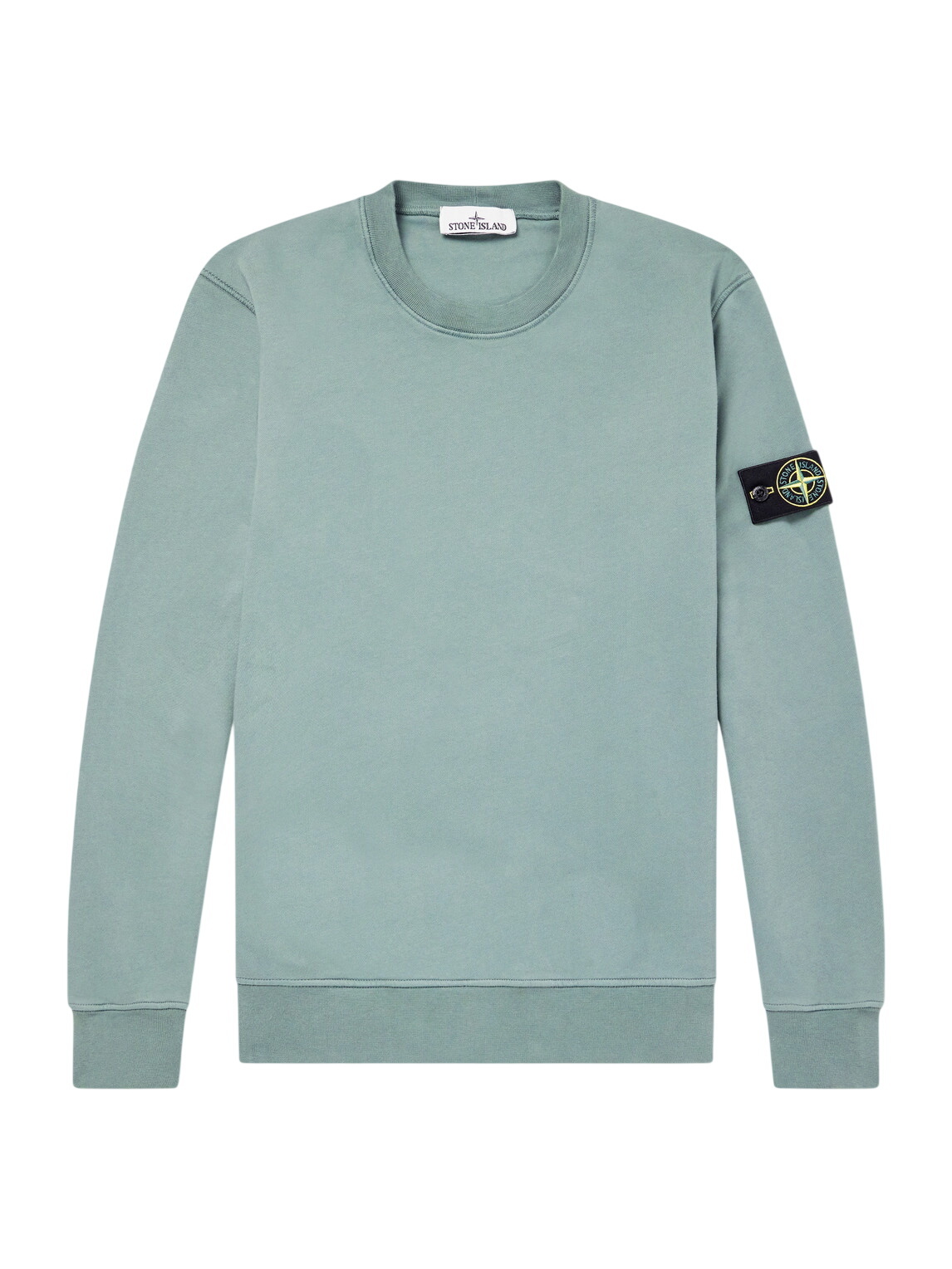 Stone Island Men's Waffle Crew Neck Sweatshirt in Desert Stone Island