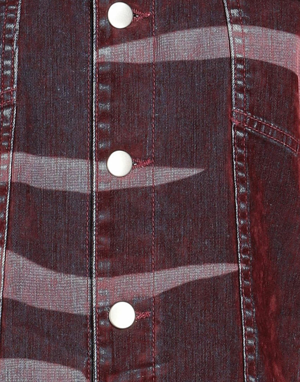 Koché Womens Denim outerwear Garnet
