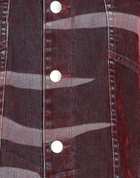 Koché Womens Denim outerwear Garnet
