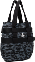 Vivienne Westwood Blue Camouflage Quentin Tote