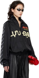 LU'U DAN Black Windbreaker L-D Jacket