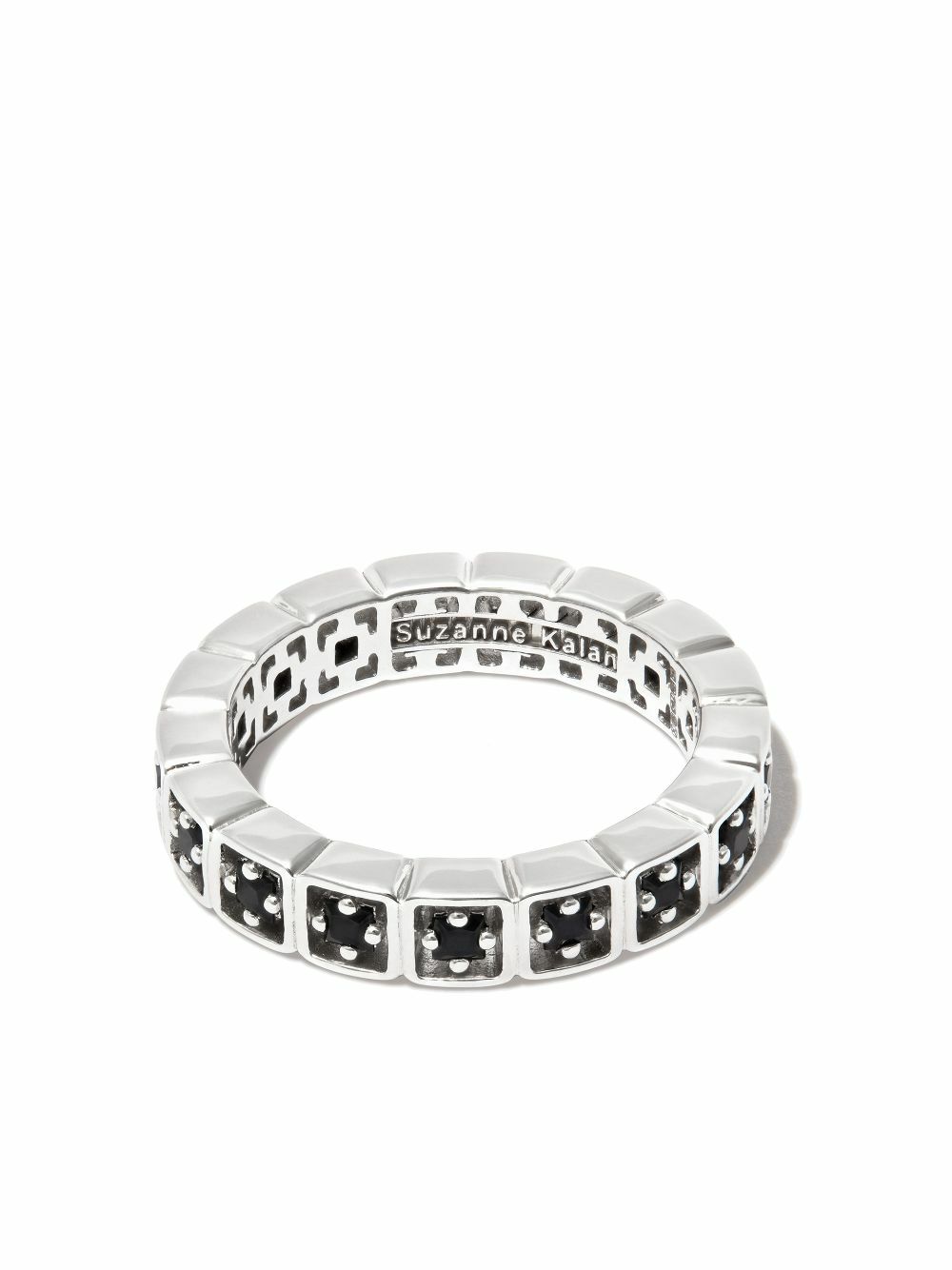 Suzanne Kalan 18K White Gold Mini Sapphire Ring
