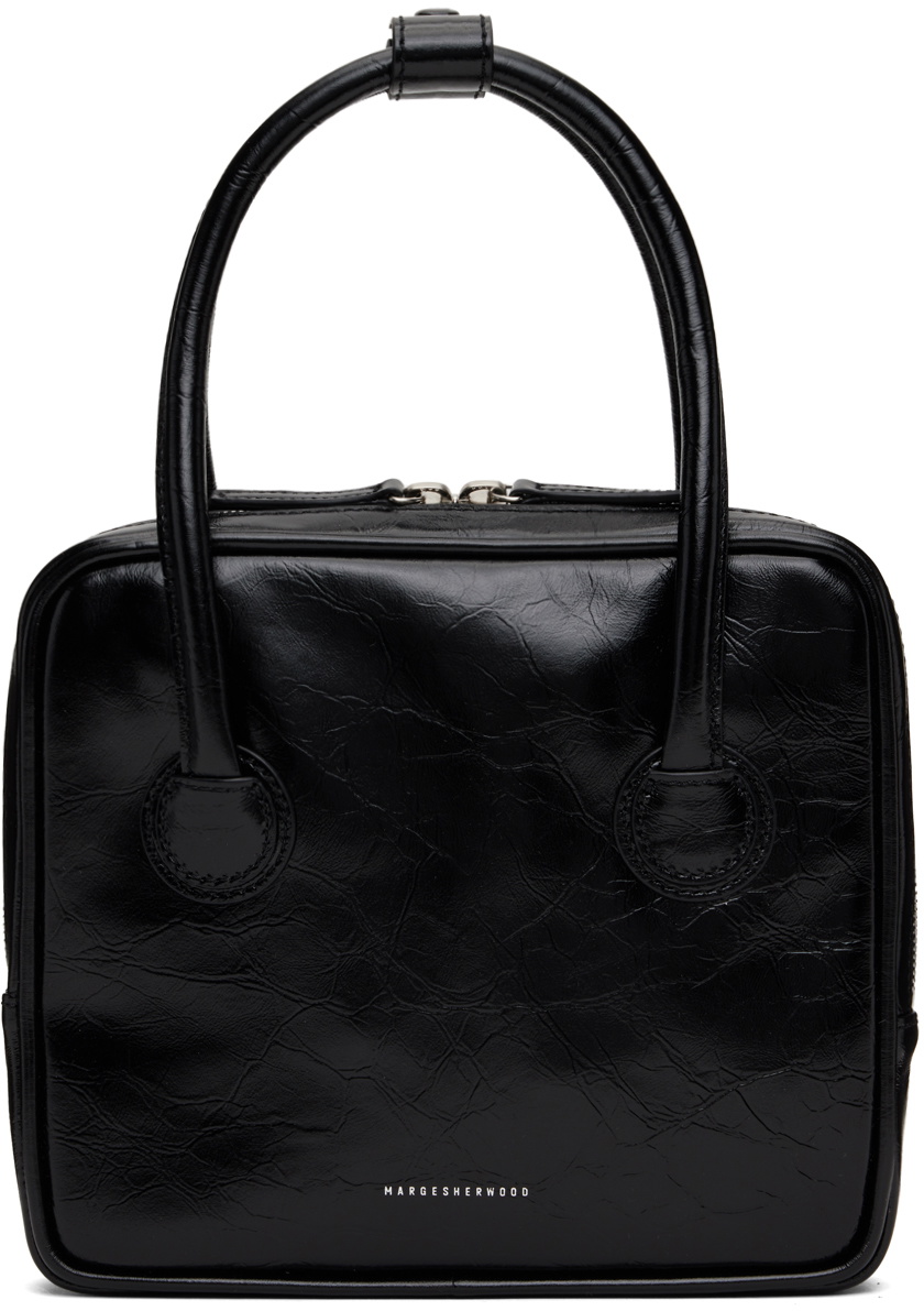 Marge Sherwood Black Piping Slim Tote Marge Sherwood