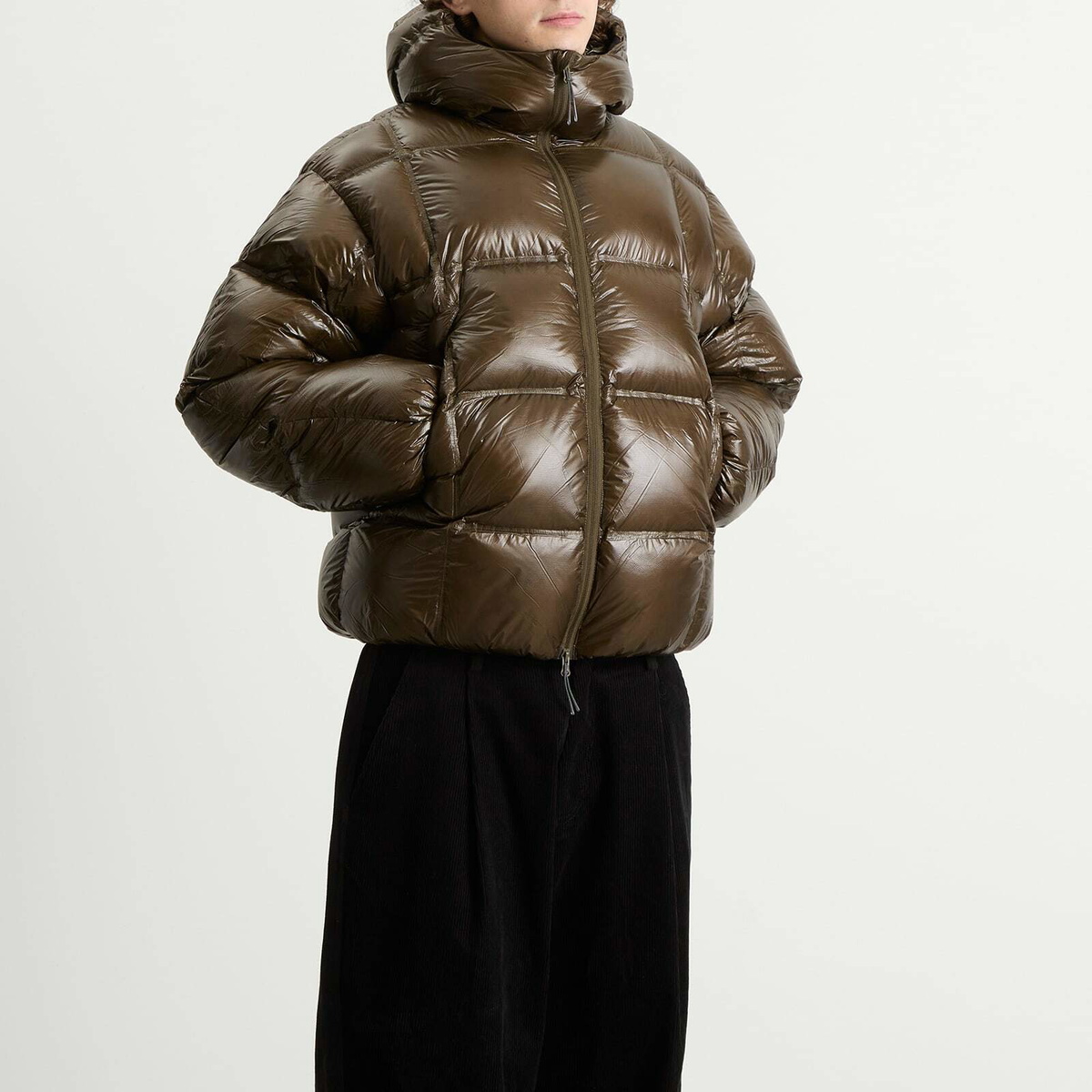 ROA Men's Cube 650 Fill Power Down Jacket in Dark Green