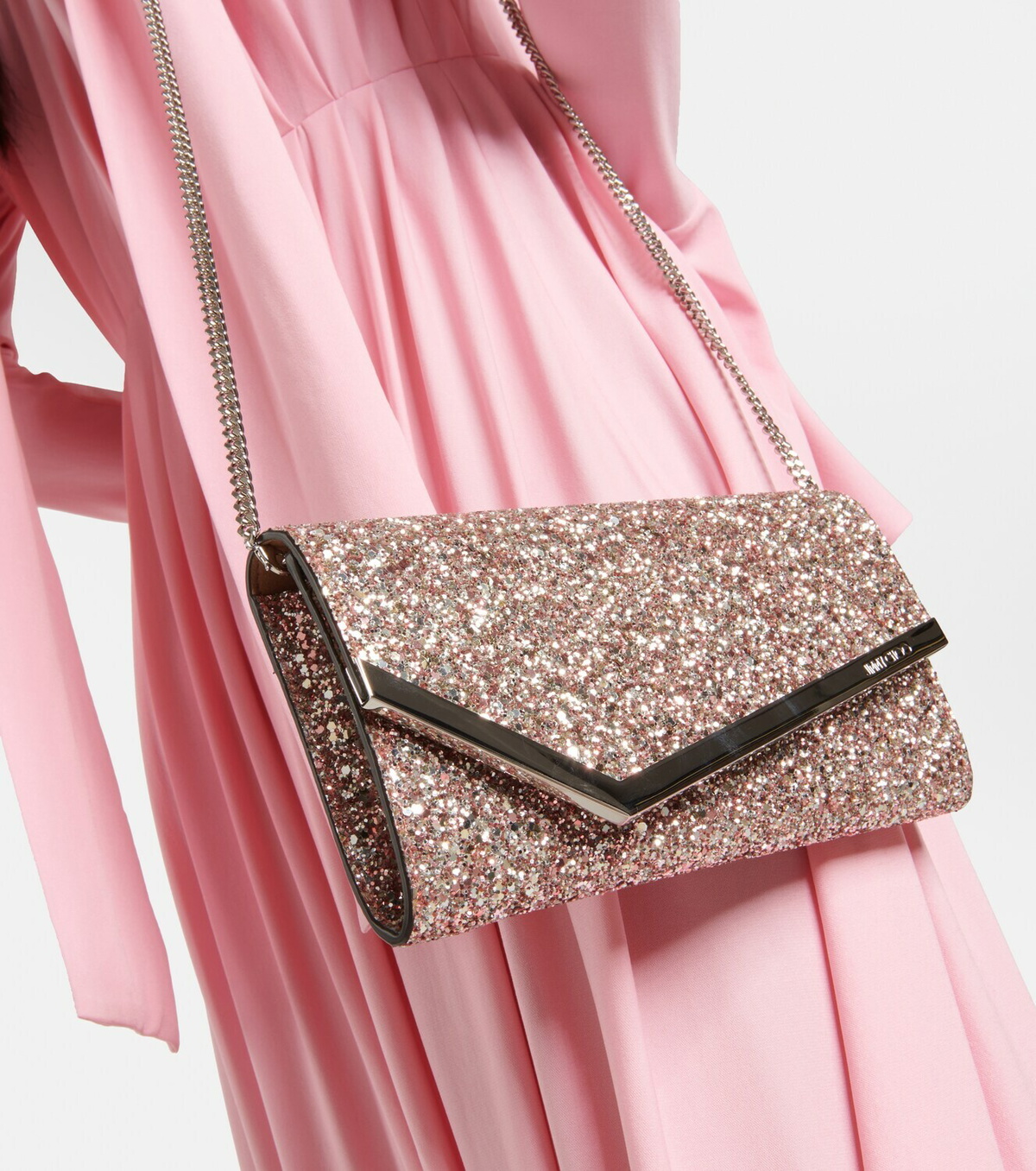 Jimmy Choo - Emmie embellished clutch Jimmy Choo