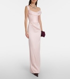 Vivienne Westwood Nova Grace draped asymmetric gown