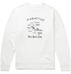 PARADISE - Spy Pigeon Fleece-Back Cotton-Blend Jersey Sweatshirt - White